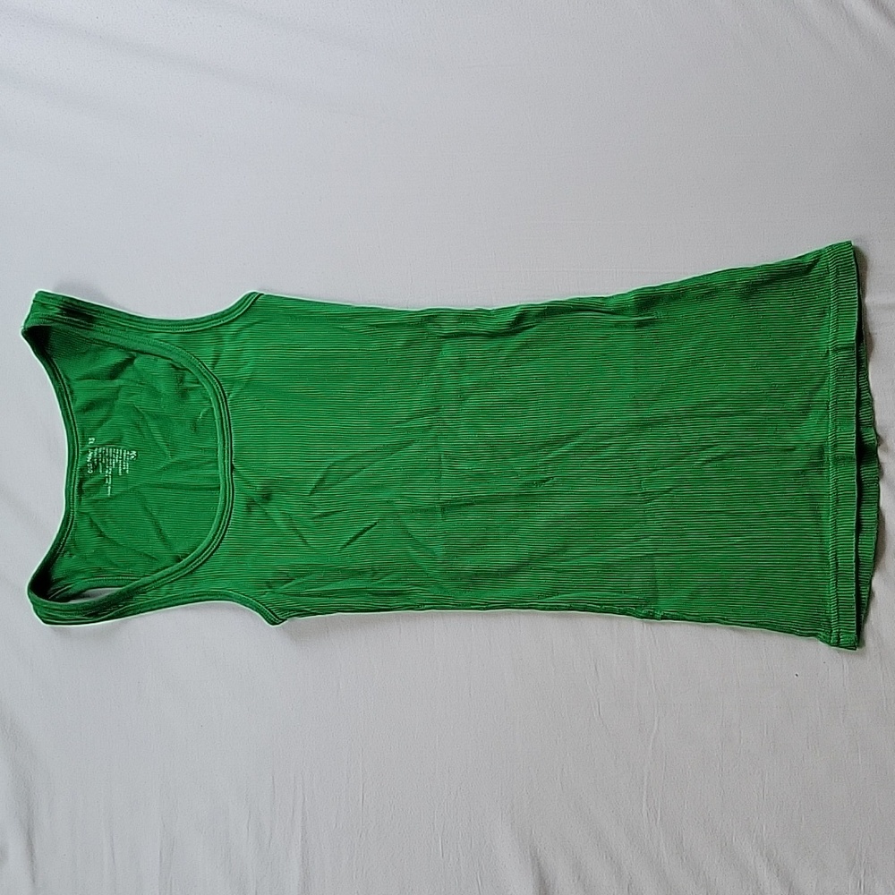 Old Navy Green Rib-Knit Tank Top